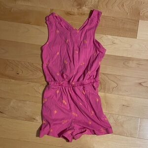 GAP Pink and Orange Kids Romper